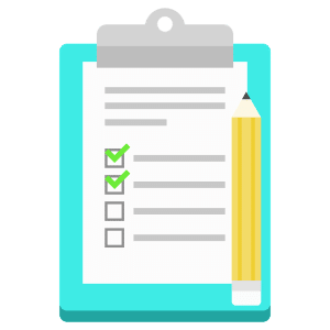 Free list notes icon illustration