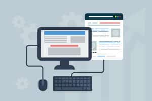 Free web design user interface website illustration